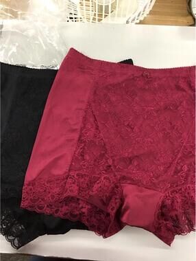 Rhonda shear pin up briefs 2 pack size 3X new HSN ruched high rise lace